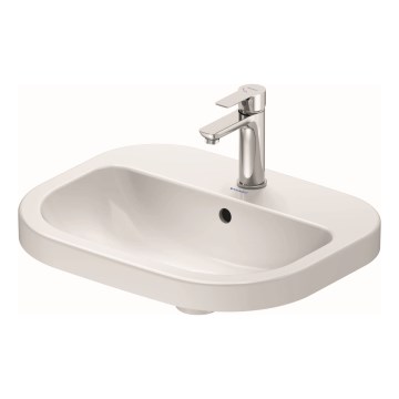 Duravit 24025500002 - Seinälle asennettava pesuallas D-CODE 55x44 cm keramiikka/kiiltävä valkoinen