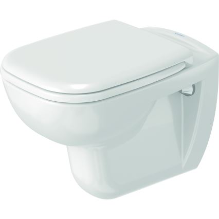 Duravit 25350900002 - Seinään asennettava WC-istuin D-CODE, keramiikka/kiiltävä valkoinen