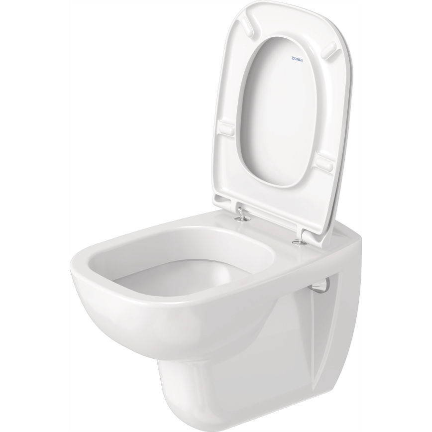 Duravit 25350900002 - Seinään asennettava WC-istuin D-CODE, keramiikka/kiiltävä valkoinen