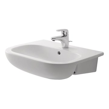 Duravit 339550000 - D-CODE upotettava pesuallas 55x44 cm keramiikka/kiiltävä valkoinen