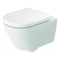 Duravit 49030900B2 - Seinään asennettava WC-istuin istuinkannella D-CODE, keramiikka/kiiltävä valkoinen
