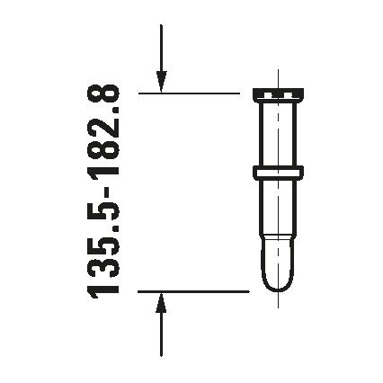 Duravit 50260000 - Pesualtaan sifoni UNIVERSAL, kiiltävä kromi