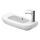 Duravit 7065000082 - D-CODE seinään asennettava pesuallas 50 x 22 cm, keraaminen, kiiltävä valkoinen