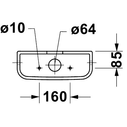 Duravit 9530000852 - Huuhtelusäiliö WC:hen D-CODE 4,5/3 l, keraaminen, valkoinen