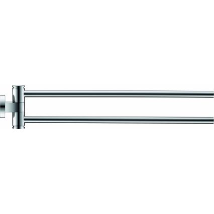 Duravit 99221000 - Seinään kiinnitettävä pyyheteline D-CODE 44,7 cm kiiltävä kromi