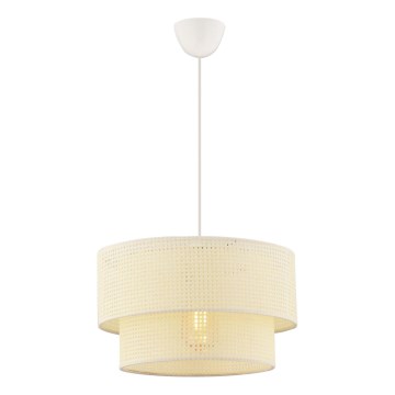 ECHO-riippuvalaisin kaapelilla 1xE27/60W/230V, kermanvärinen