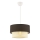 ECHO riippuvalaisin vaijerilla 1xE27/60W/230V, ruskea/kerma