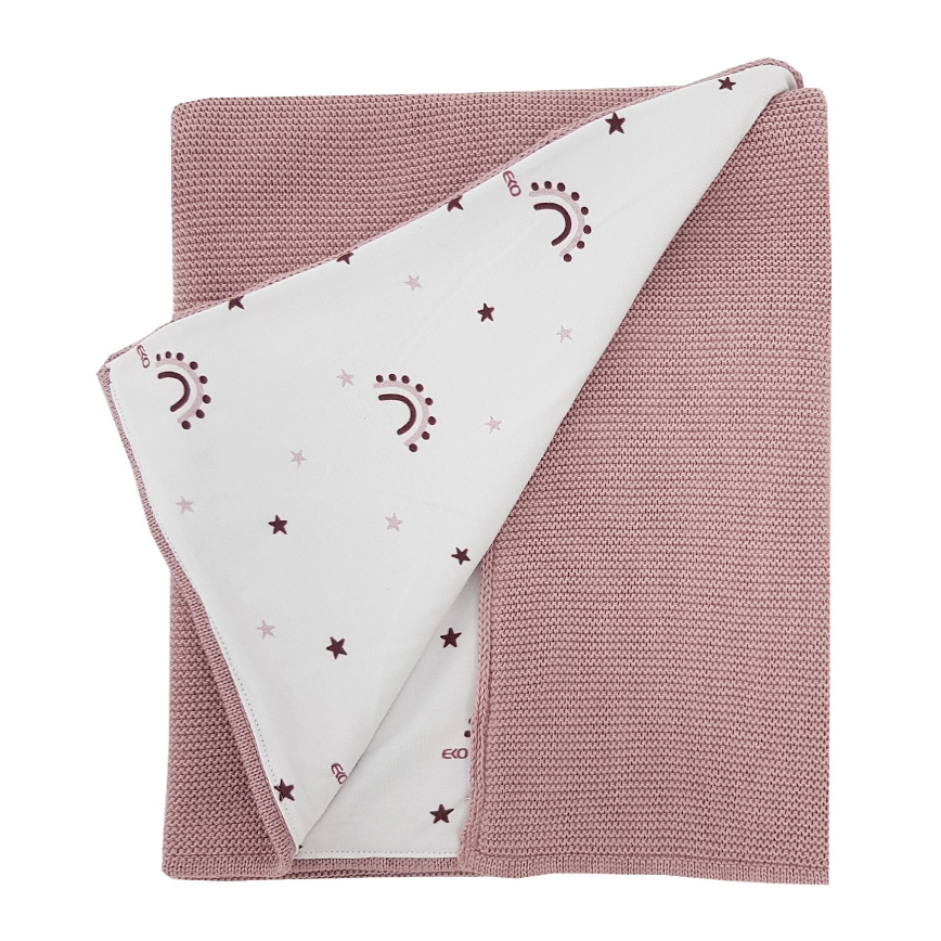 ECO - Puuvillapeitto RAINBOWS 100x80 cm