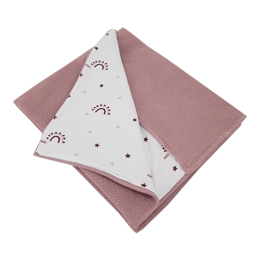 ECO - Puuvillapeitto RAINBOWS 100x80 cm