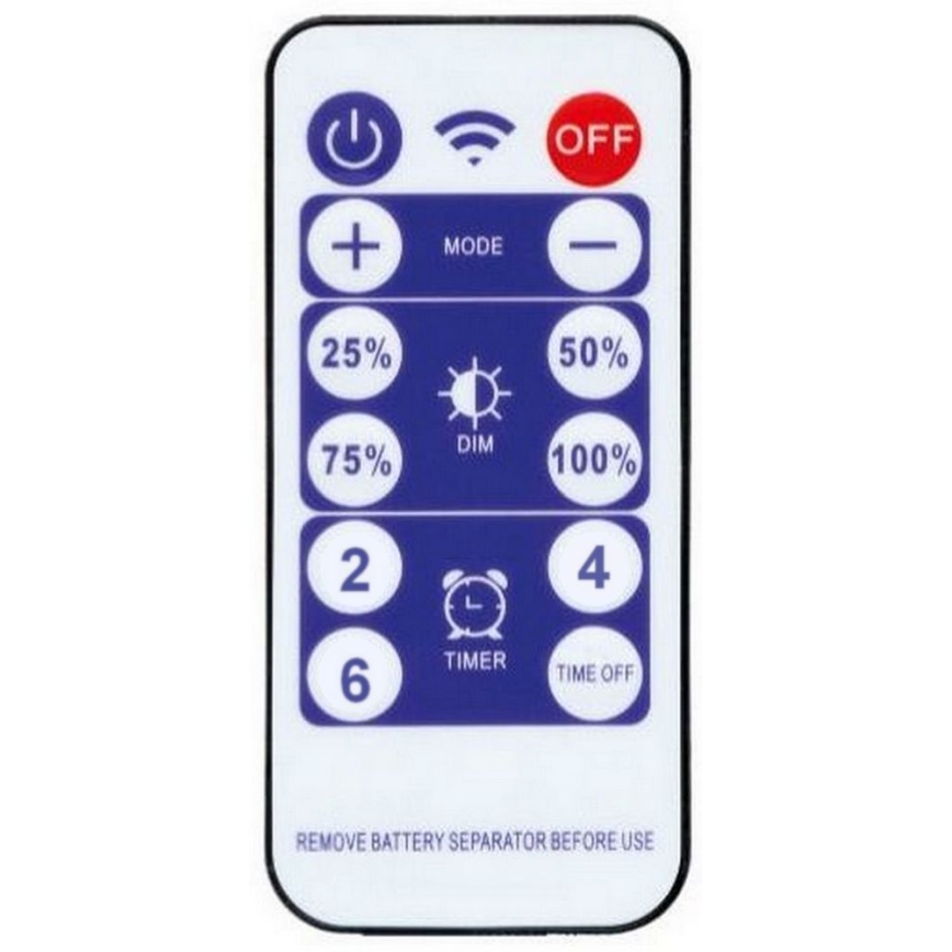 LED Solar nauha 3,7V 2400 mAh 5 m IP65