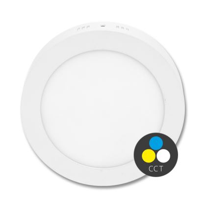 LED-kattovalaisin LADA LED/12W/230V 3000/4000/6000K halkaisija 17 cm valkoinen