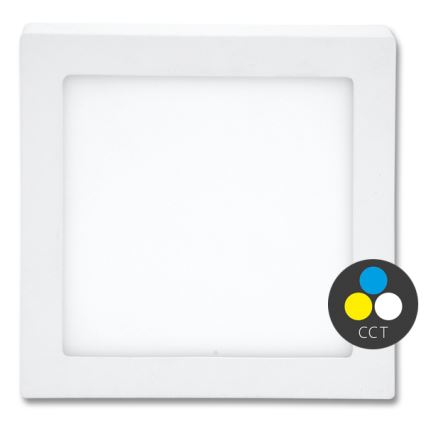LED Kattovalaisin RAFA LED/18W/230V 3000/4000/6000K 22x22 cm valkoinen