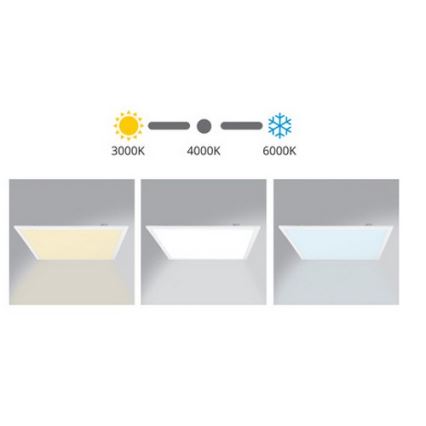 LED Himmennettävä upotettava paneeli ZEUS LED/40W/230V 3000-6000K + kaukosäädin