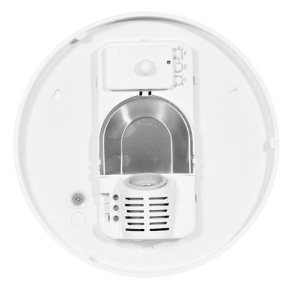 Ulkokattovalo anturilla HECTOR 1xE27/60W/230V halkaisija 30 cm IP44 opaali valkoinen