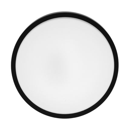 LED-kattovalaisin kylpyhuoneeseen LIRA LED/12W/230V 4000K halkaisija 25 cm IP44 musta