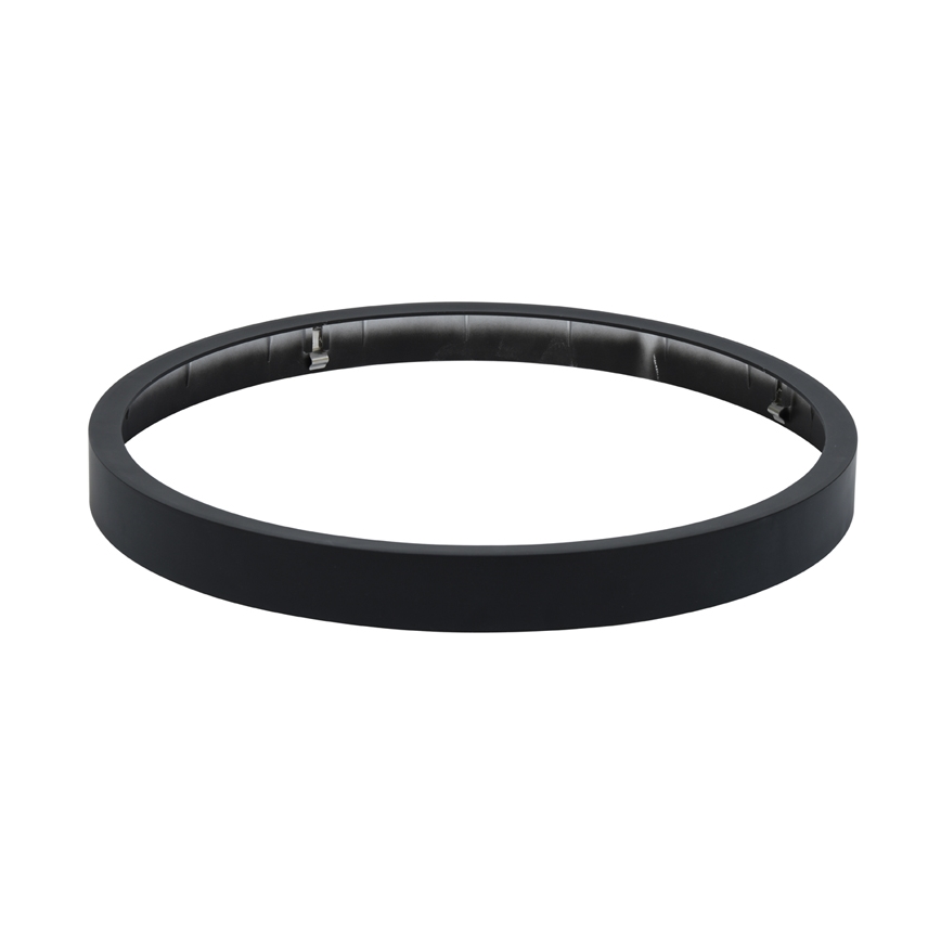 LED-kattovalaisin kylpyhuoneeseen LIRA LED/12W/230V 4000K halkaisija 25 cm IP44 musta