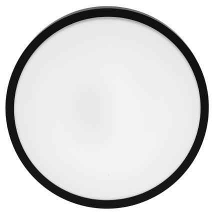 LED-kattovalaisin kylpyhuoneeseen LIRA LED/18W/230V 4000K halkaisija 29,5 cm IP44 musta