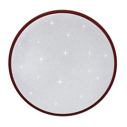 LED himmennettävä kattovalaisin LENA LED/60W/230V 3000-6500K tammi + kaukosäädin