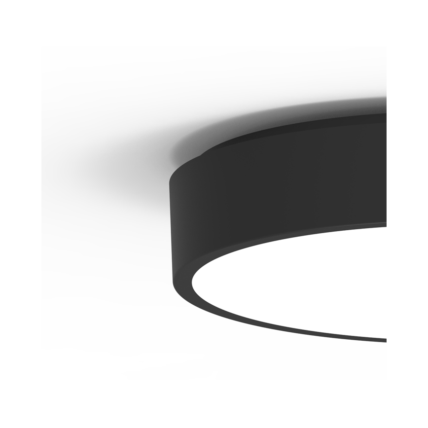 LED-ulkokattovalaisin anturilla MARTIN LED/15W/230V 3000/4000K halkaisija 30 cm IP65 musta