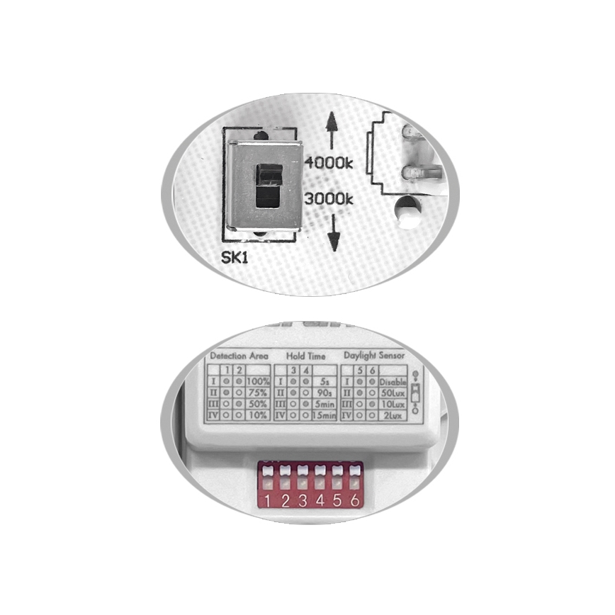 LED-ulkokattovalaisin anturilla MARTIN LED/15W/230V 3000/4000K halkaisija 30 cm IP65 musta