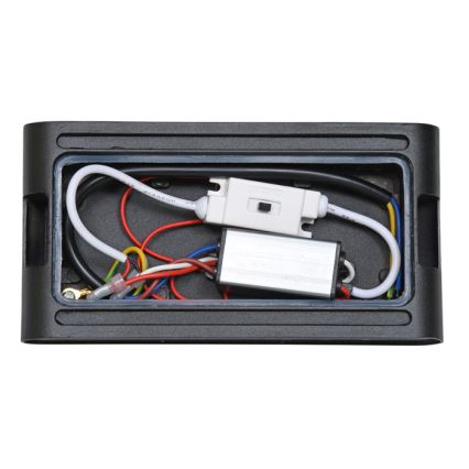 LED-ulkoseinävalaisin BRICK 2xLED/6W/230V 3000/4000/6500K IP65 musta