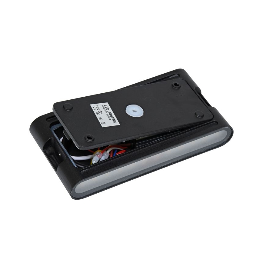 LED-ulkoseinävalaisin BRICK 2xLED/6W/230V 3000/4000/6500K IP65 musta