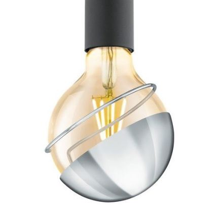 Eglo 11907 - Koristeellinen pallomainen kanta lampulle G95 kiiltävä kromi