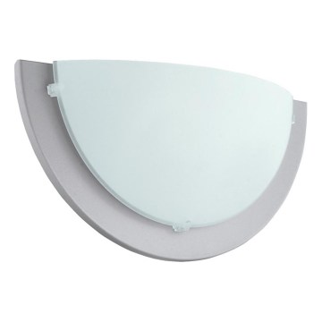 Eglo 181327 - Seinävalaisin ICEBERG 1xE27/60W/230V hopea