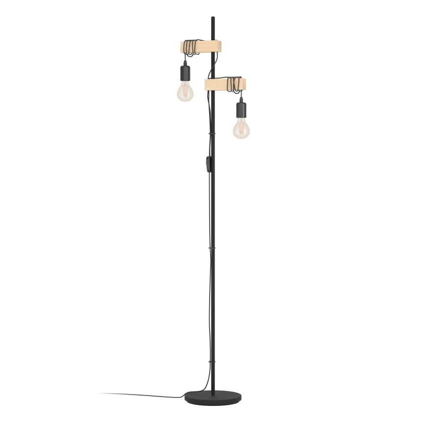Eglo 183215 - TOWNSHEND lattiavalaisin 2xE27/10W/230V
