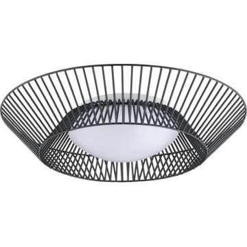 Eglo 200842 - LED-kattovalaisin PIASTRE LED/8,2W/230V halkaisija 39 cm musta