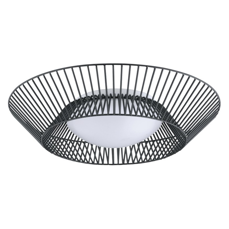 Eglo 200842 - LED-kattovalaisin PIASTRE LED/8,2W/230V halkaisija 39 cm musta