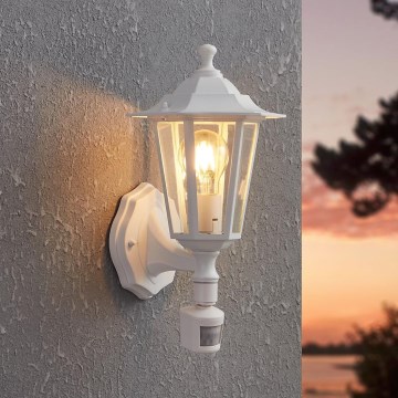 EGLO 22464 - Ulkovalo anturilla LATERNA 5 1xE27/60W/230V