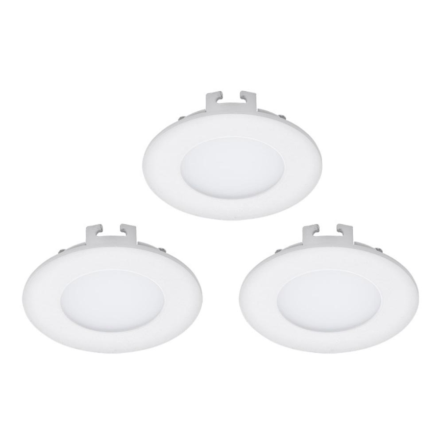 Eglo - 3 kpl setti upotettavia LED-alasvaloja FUEVA 1 1xLED/2,7W/230V Ø 8,5 cm