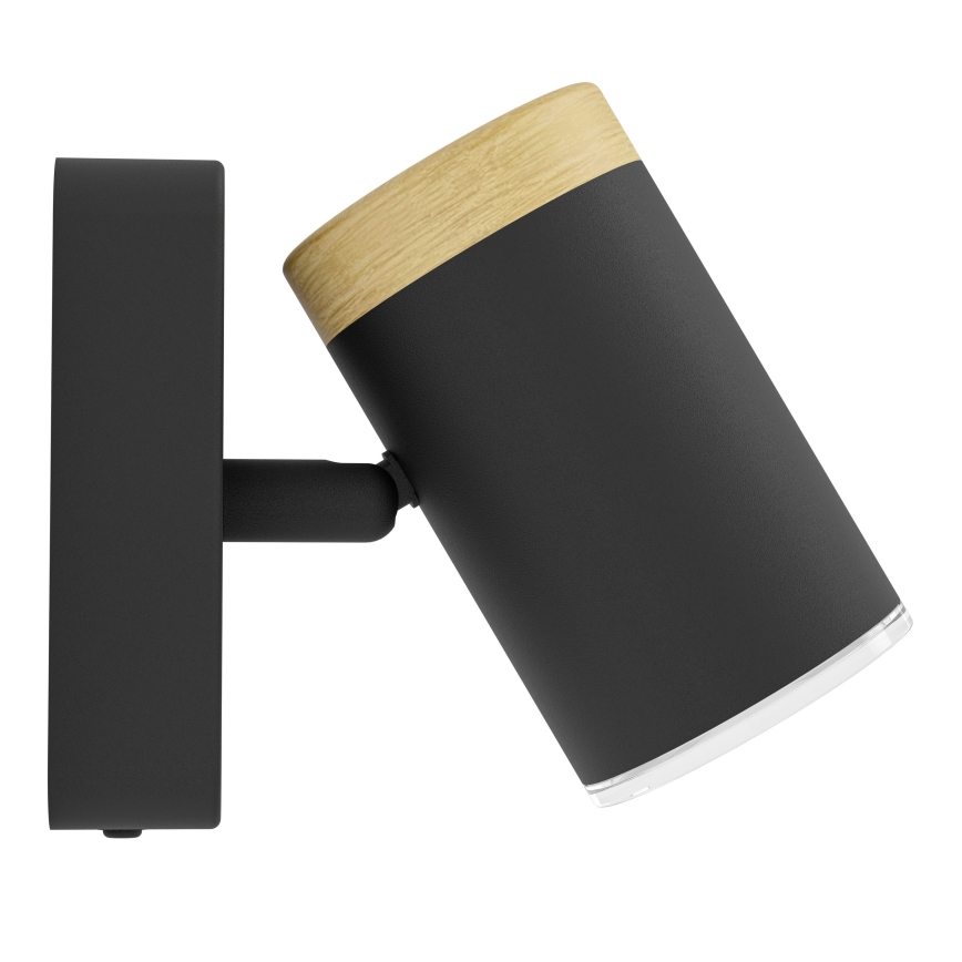 Eglo - Kylpyhuoneen seinäkohdevalaisin 1xGU10/3W/230V IP44 musta/beige