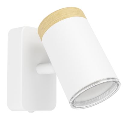 Eglo - Kylpyhuoneen seinäspotti 1xGU10/3W/230V IP44 valkoinen/beige