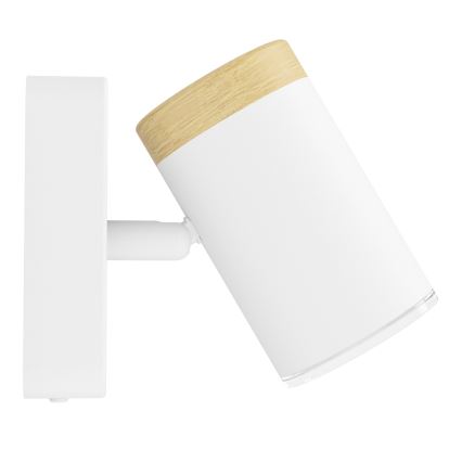 Eglo - Kylpyhuoneen seinäspotti 1xGU10/3W/230V IP44 valkoinen/beige
