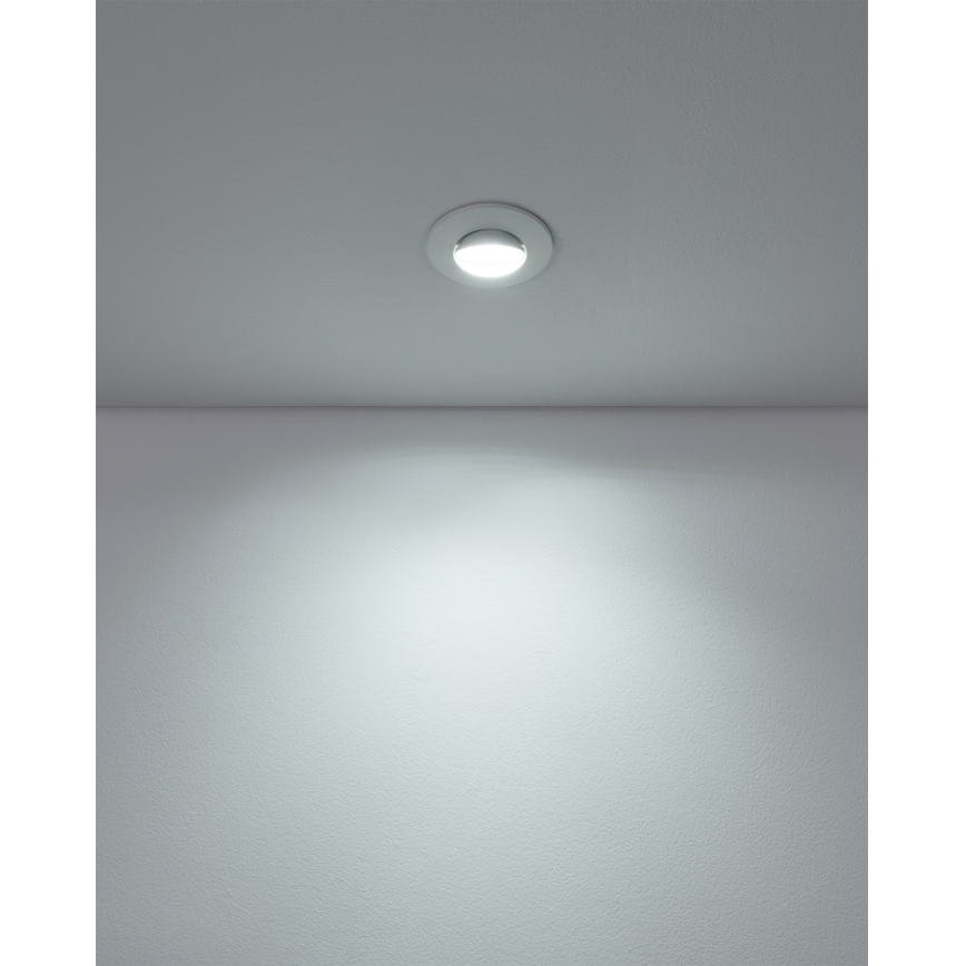 Eglo - 10 kpl LED-upotettava alasvalaisin LED/4,9W/230V 2700/4000/6500K Ø 9 cm valkoinen