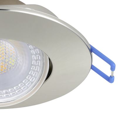 Eglo - 3 kpl LED-uppovalaisin LED/4,9W/230V 2700/4000/6500K halkaisija 9 cm mattakromi