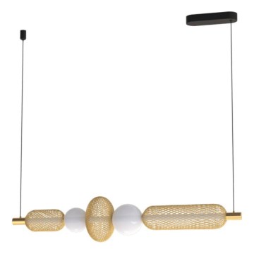Eglo 300478 - CEGLIE LED-himmennettävä kaapeliriippuvalaisin LED/20W/230V 2200-6500K kullanvärinen + kaukosäädin