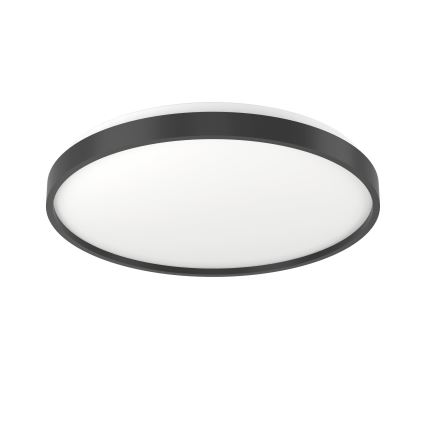Eglo 300692- LED RGBW-himmennettävä kattovalaisin MOZONCILLO-Z LED/28,3W/230V 2700-6500K Ø 48,4 cm musta + kaukosäädin