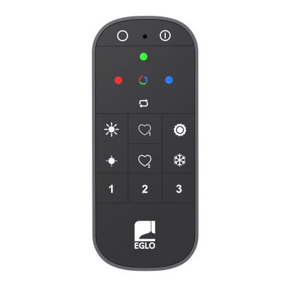 Eglo 300833 - LED RGBW himmennettävä kattovalaisin MALTIGNANO-Z LED/18,5W/230V 2700-6500K halkaisija 38 cm + kaukosäädin