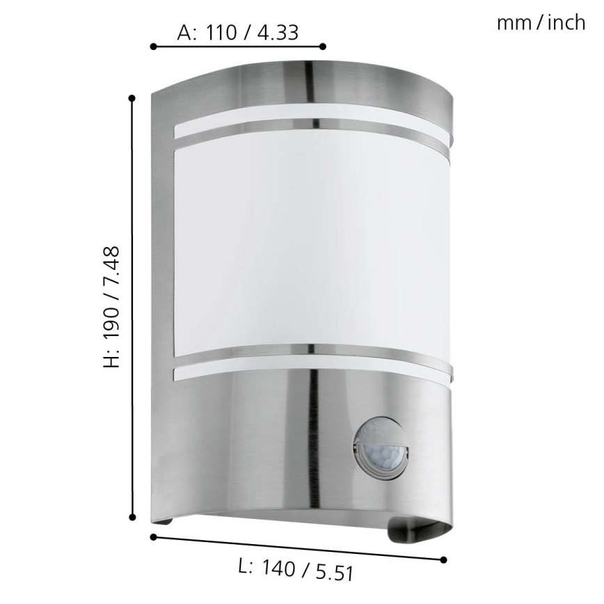 EGLO 30192 - Ulkovalo CERNO 1xE27/40W IP44