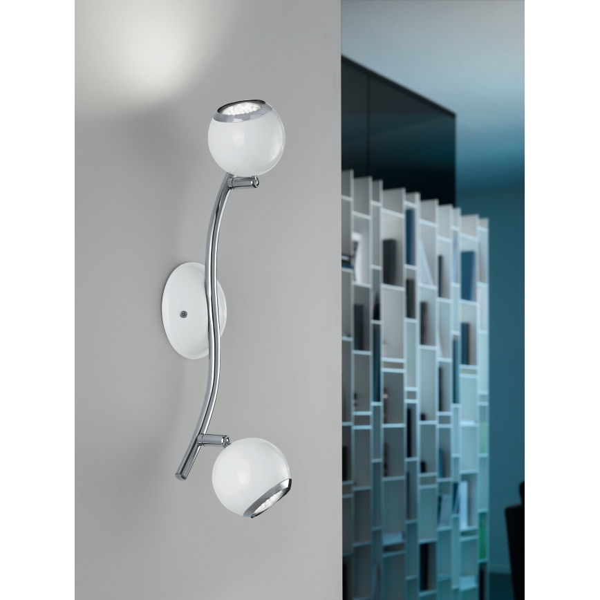 EGLO 31002 - LED-kohdevalaisin BIMEDA 2xGU10/3W LED