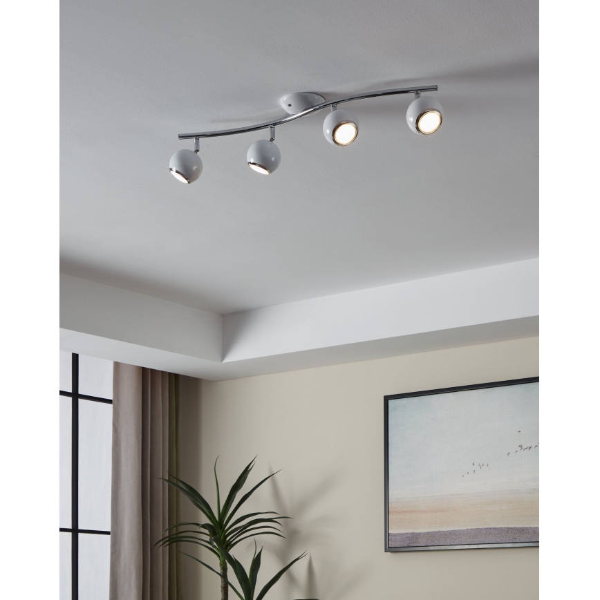 EGLO 31004 - LED-kohdevalaisin BIMEDA 4xGU10/3W LED