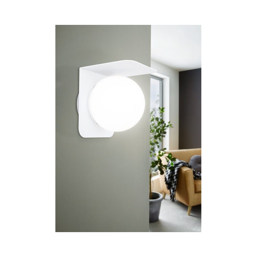 Eglo 31052 - LED RGBW himmennettävä ulkovalaisin CORRIENTES 1xE27/9W/230V IP44 valkoinen