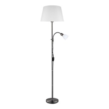 Eglo 31178 - Lattiavalaisin ALMACEN 1xE27/60W/230V + 1xE14/25W musta/valkoinen