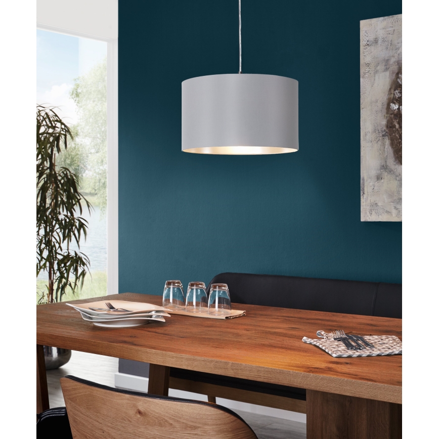 Eglo 31601 - Kattokruunu narulla MASERLO 1xE27/60W/230V