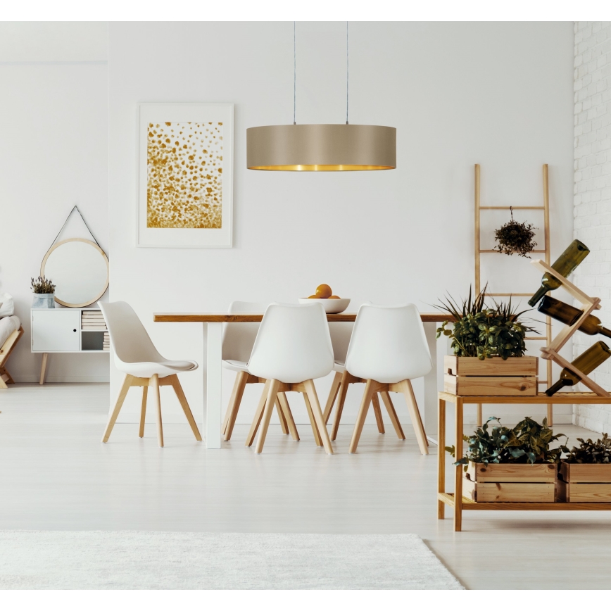 Eglo - Kattovalaisin johdolla 2xE27/60W/230V