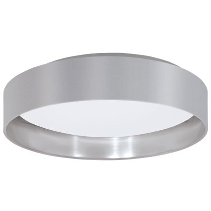 Eglo 31623 - MASERLO LED-kattovalaisin, 16 W / 230 V, 3000 K, halkaisija 40,5 cm, harmaa/hopea