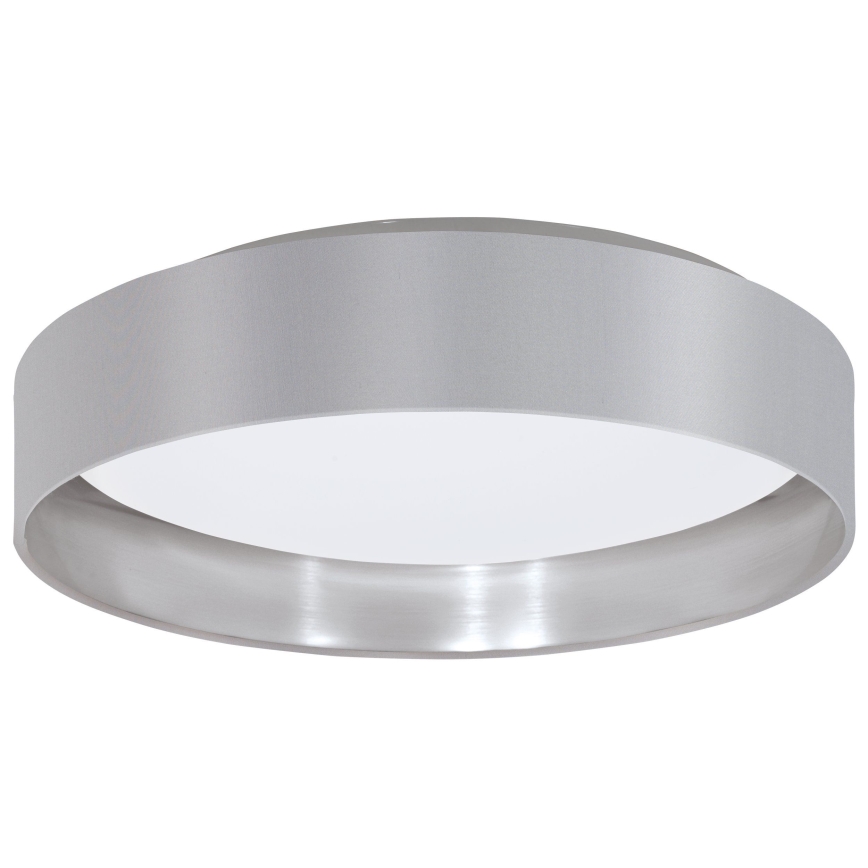 Eglo 31623 - MASERLO LED-kattovalaisin, 16 W / 230 V, 3000 K, halkaisija 40,5 cm, harmaa/hopea